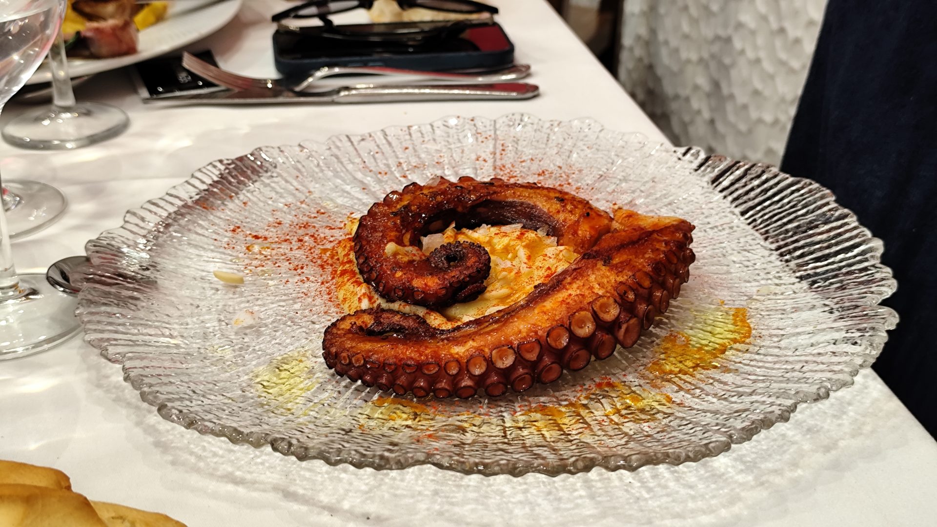 Pata de pulpo braseada.