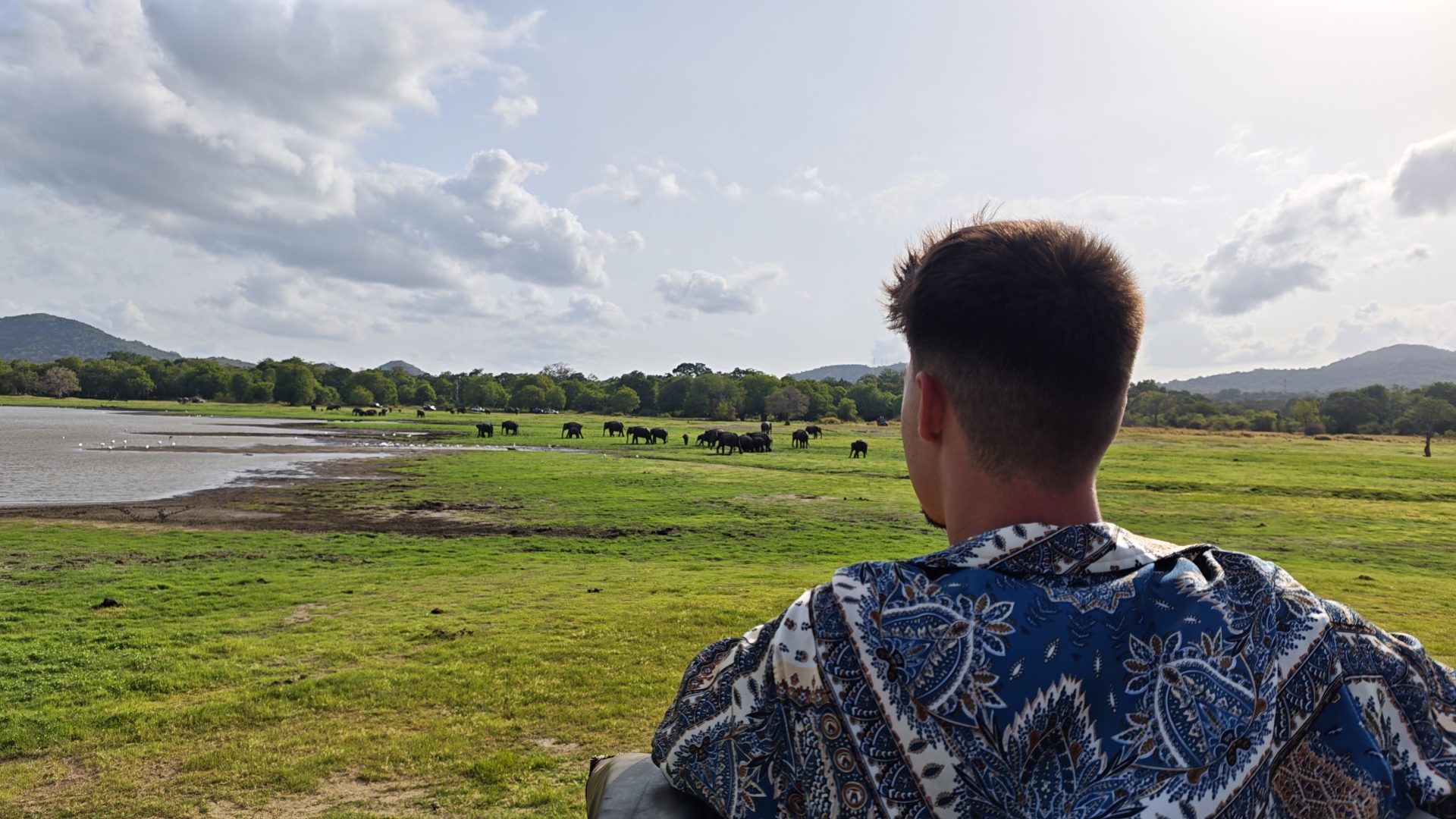 Álvaro en Minneriya, Sri Lanka.