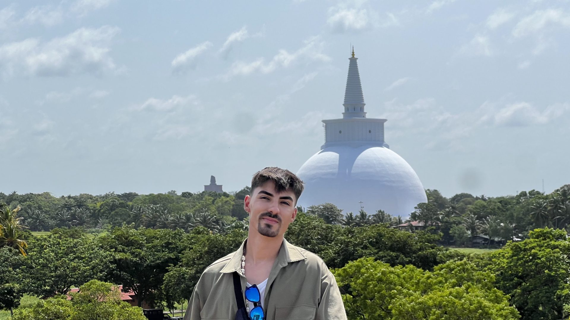 Álvaro en Anuradhapura.