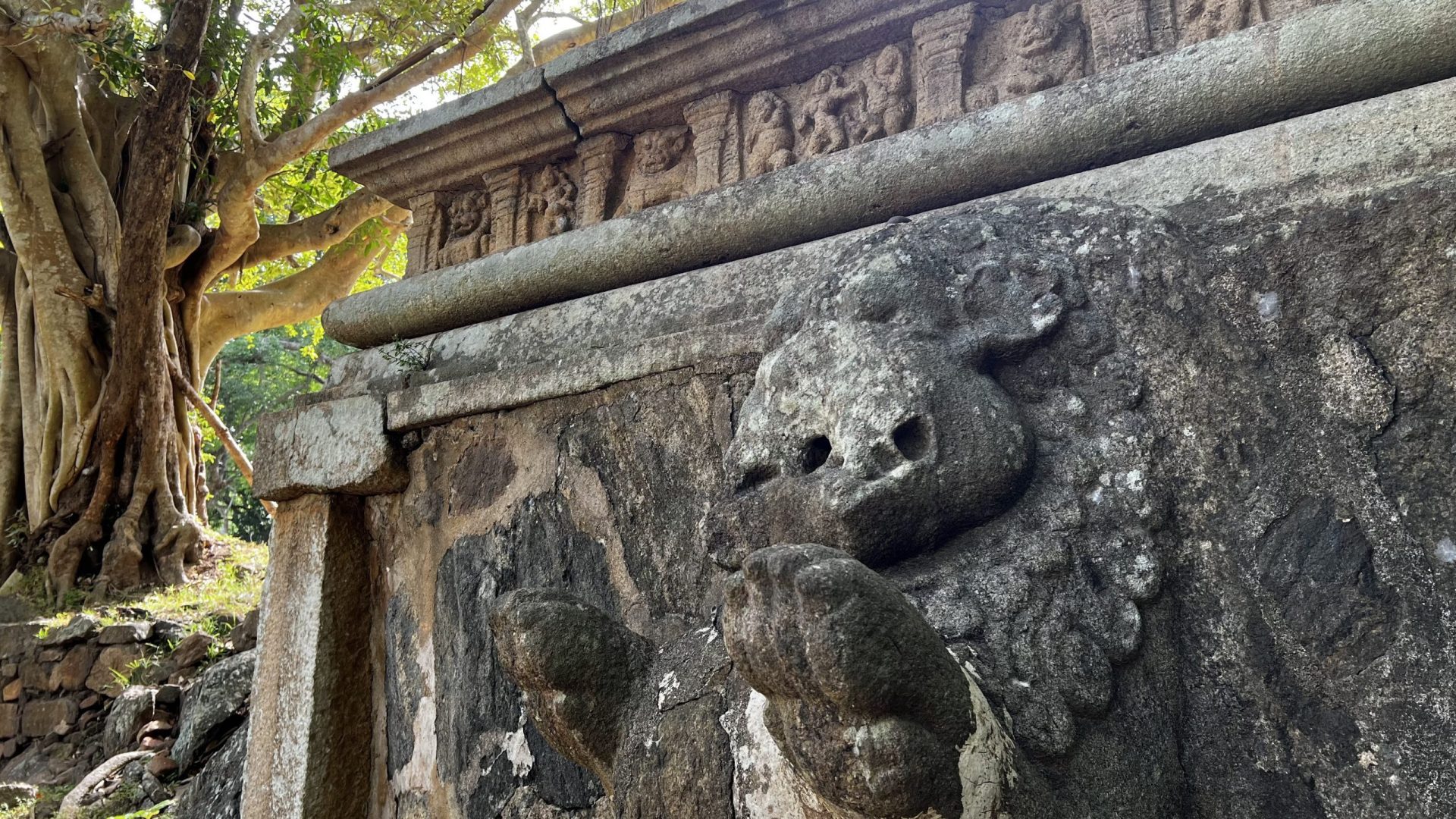 Fuente león, Mihintale.