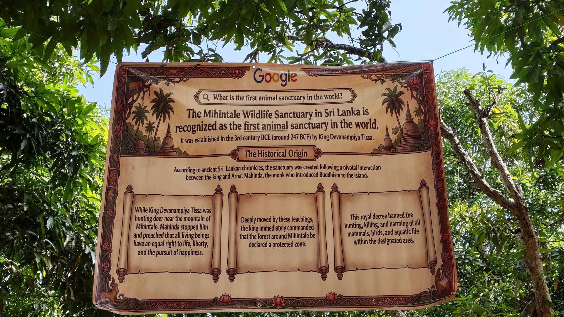Historia de Mihintale.