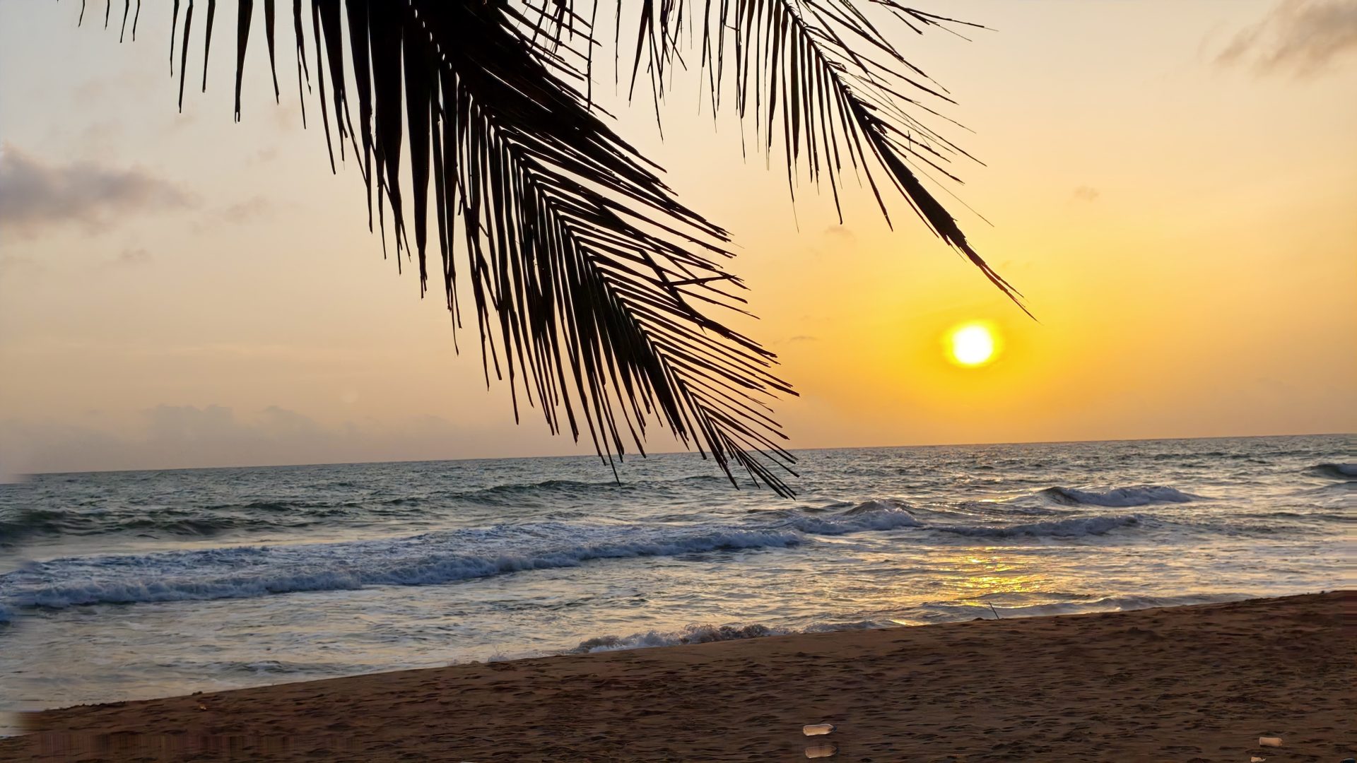 Atardecer en Bentota, Sri Lanka