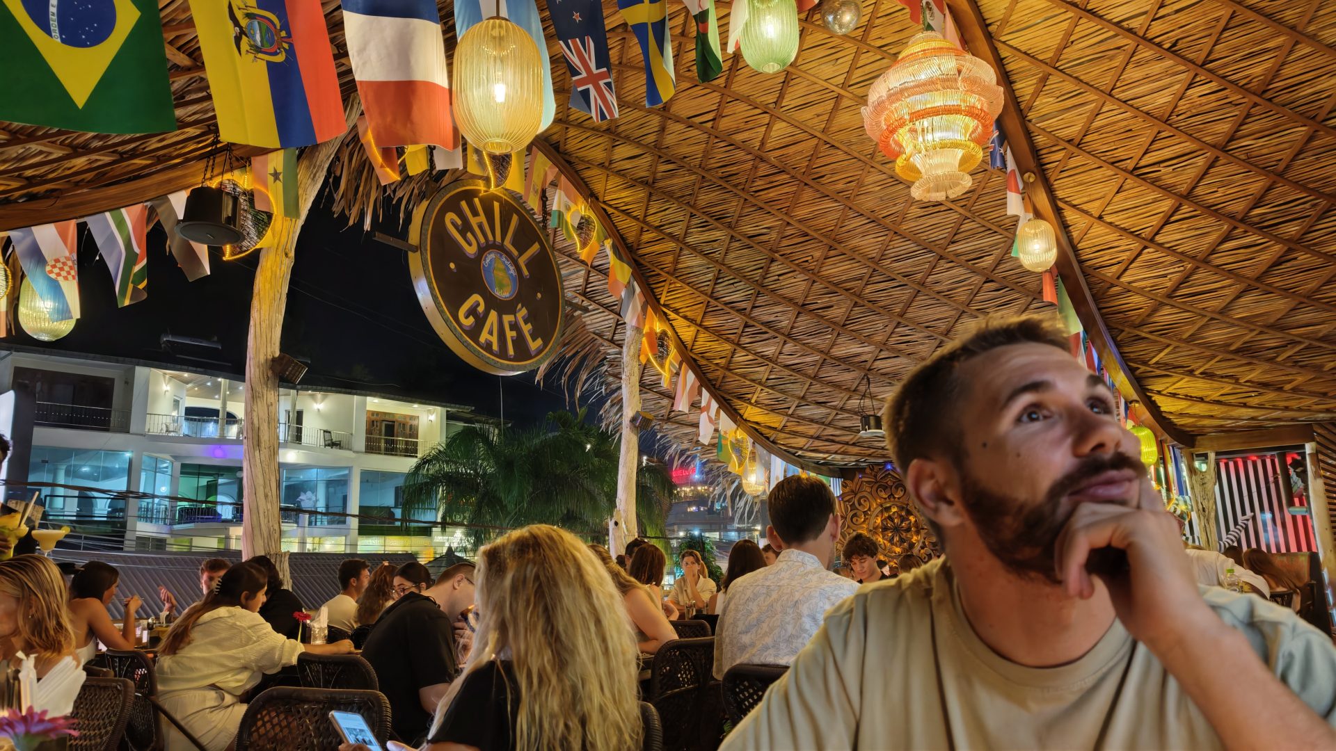 Cena en Café Chill, Ella, Sri Lanka