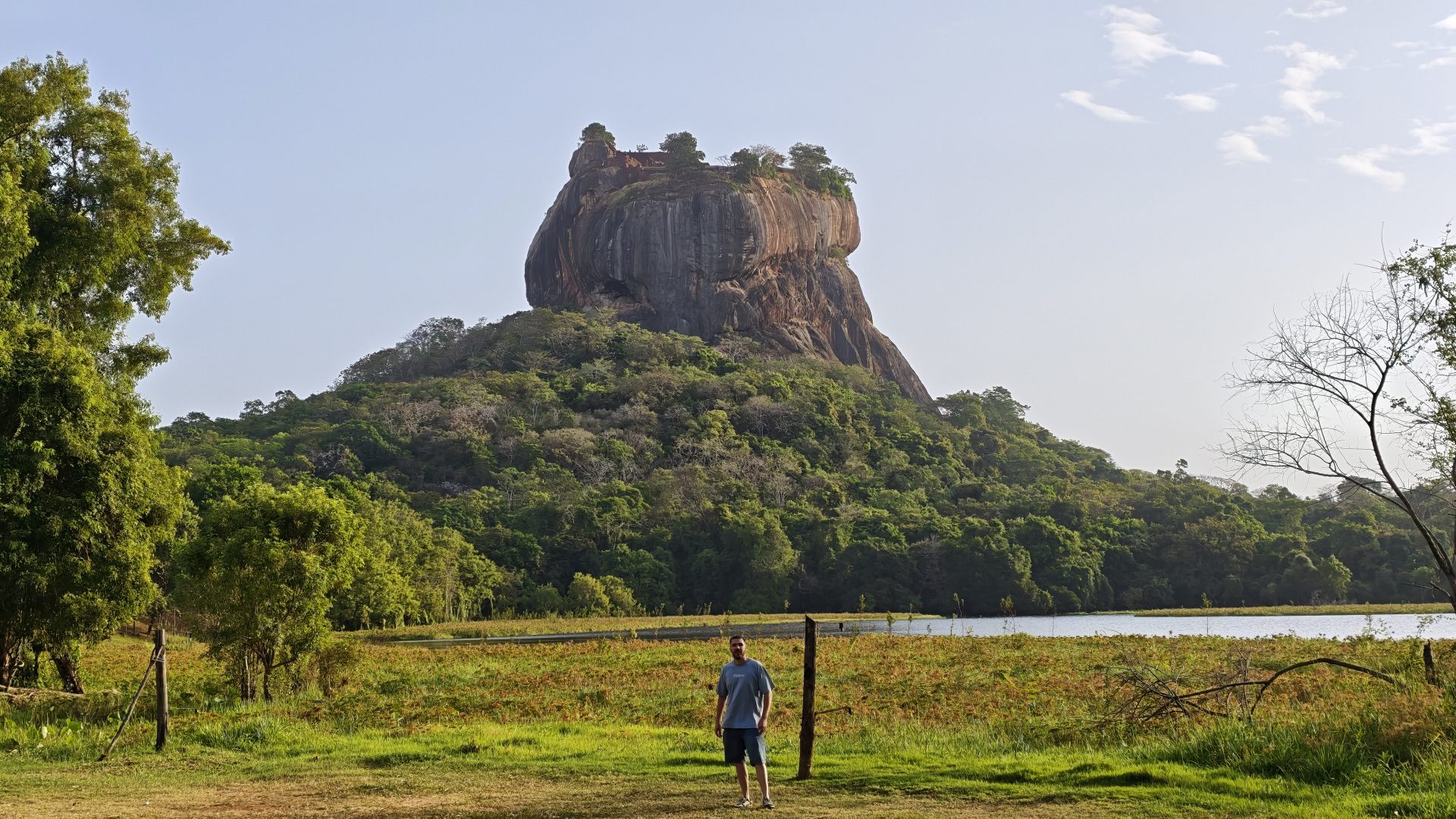 Lion's Rock desde otra visita, Sri Lanka